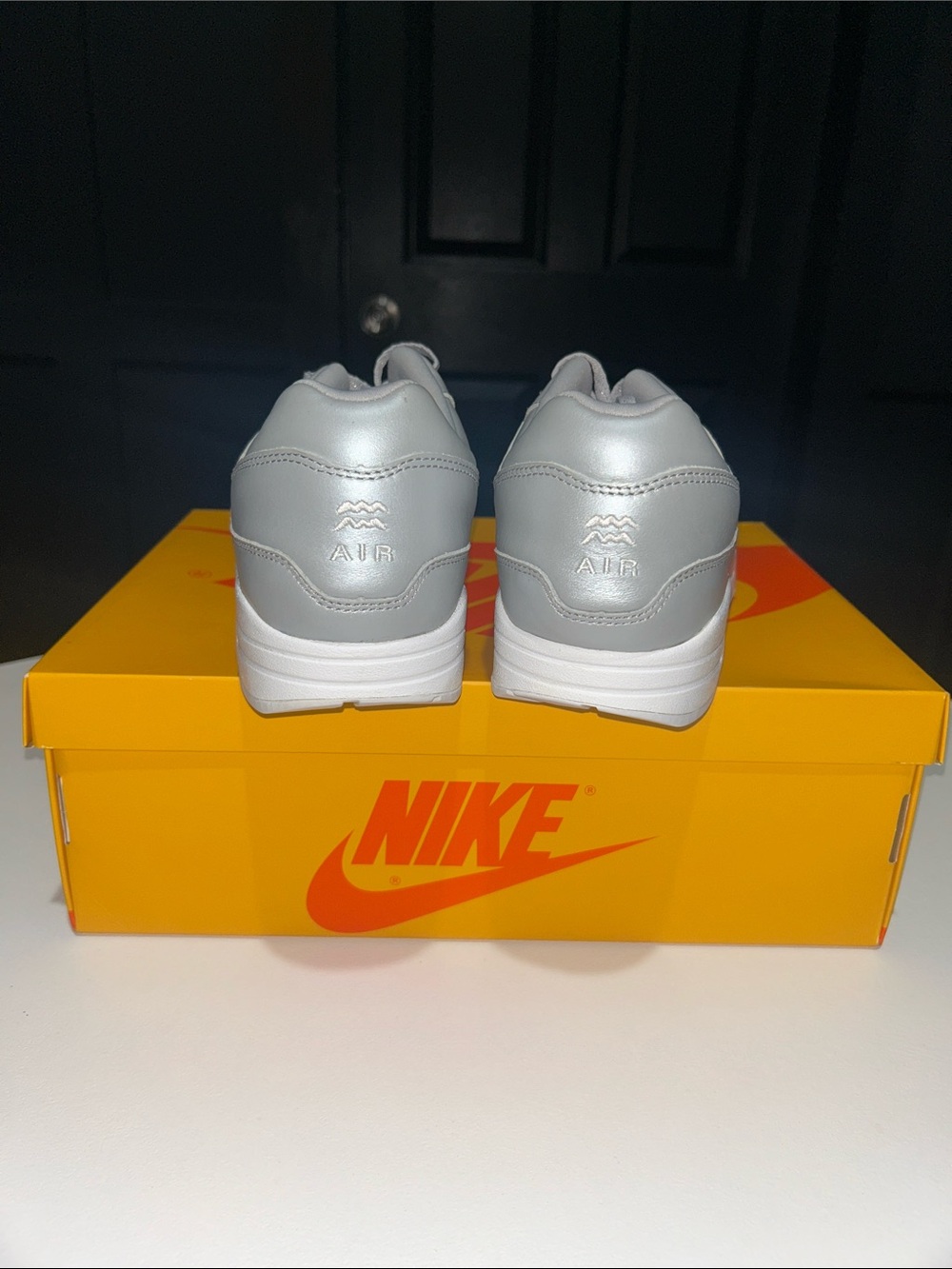 Nike Air Max 1 “Custom Aquarius Silver Surfer” Men’s Size 14 - Picture 5 of 8